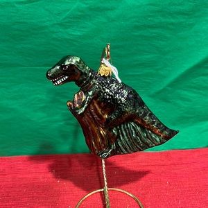 Handmade glass blown ornament